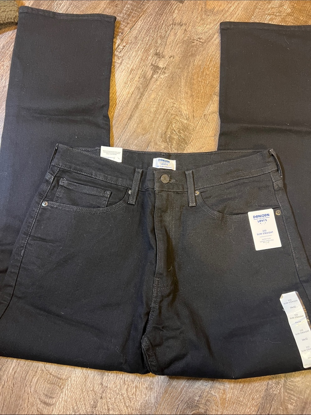 Denizen from Levi's Black Slim Straight Jeans - Picture 4 of 7